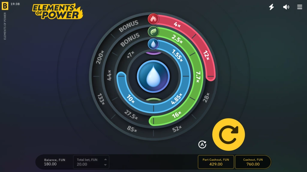 Elements of Power Cashout